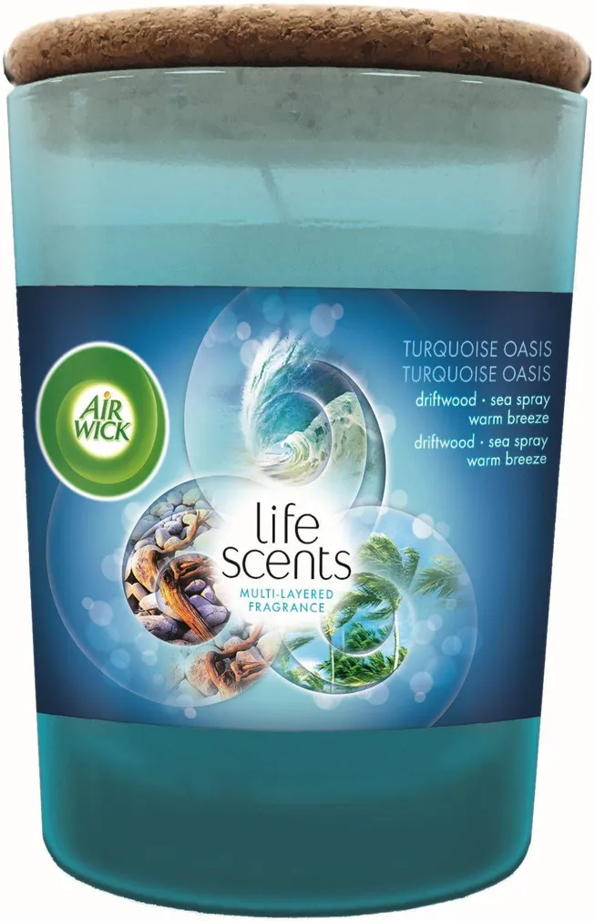 LÕHNAKÜÜNAL KLAASIS AIR WICK TURQUOISE OASIS 185G