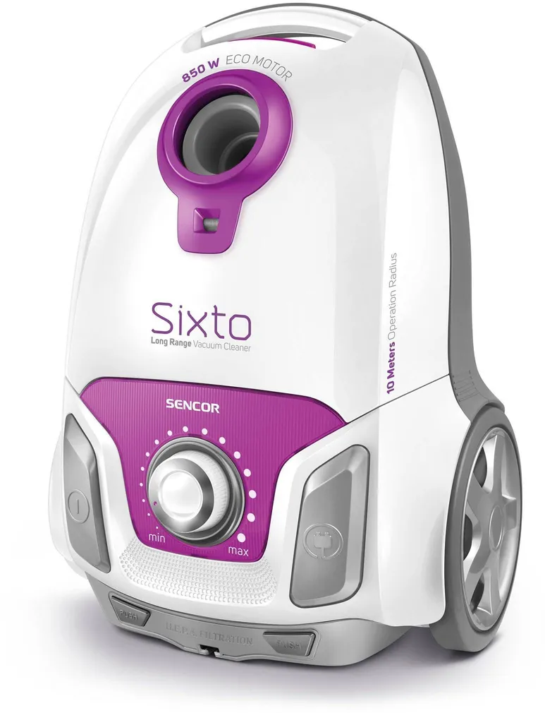 TOLMUIMEJA SENCOR SVC682VT 850W ECO VIOLETNE/VALGE