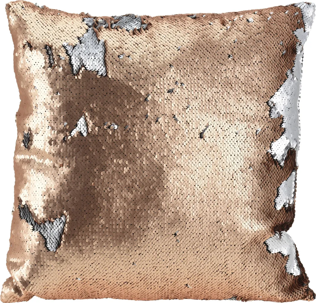 DEKORATIIVPADI 45X45CM KULDNE/HÕBEDANE