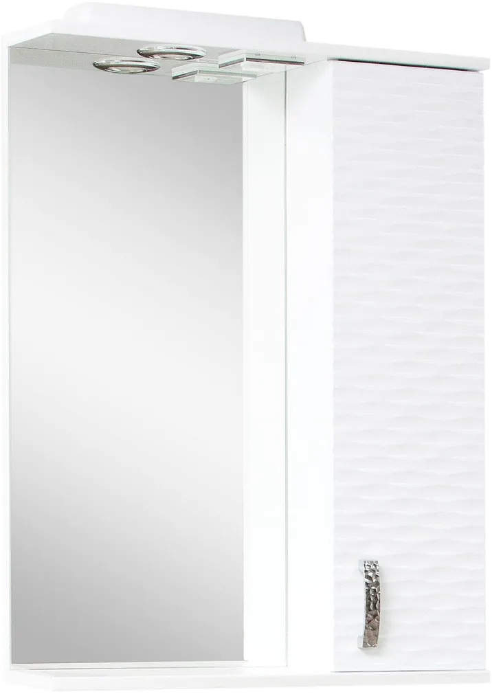 PEEGELKAPP 3D 65X17X86CM VALGUSTIGA VALGE