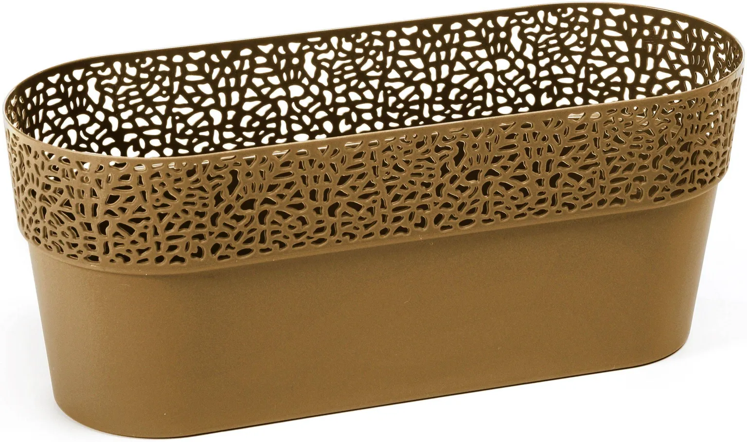 OVAALNE LILLEPOTT ROSA S 30X11,7X12,2CM PRONKS PLASTIK