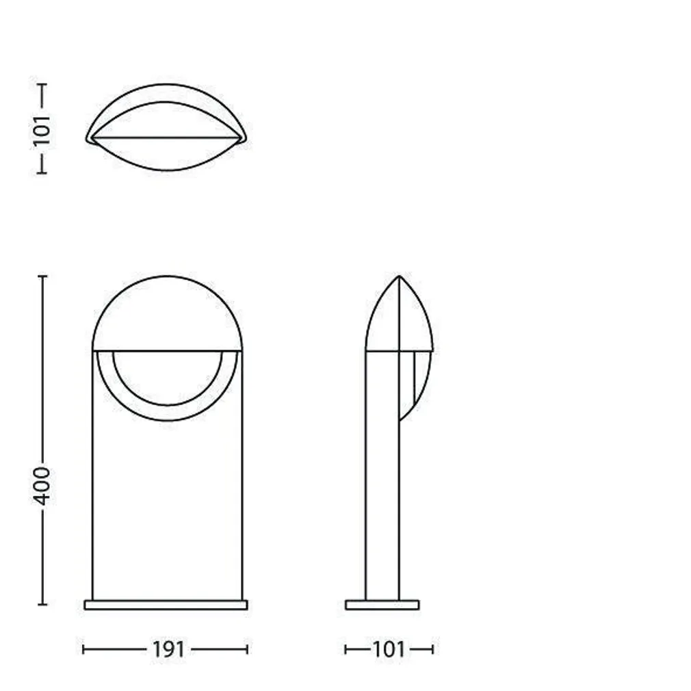AIAVALGUSTI PHILIPS CAPRICORN HALL 6W LED 600LM IP44 