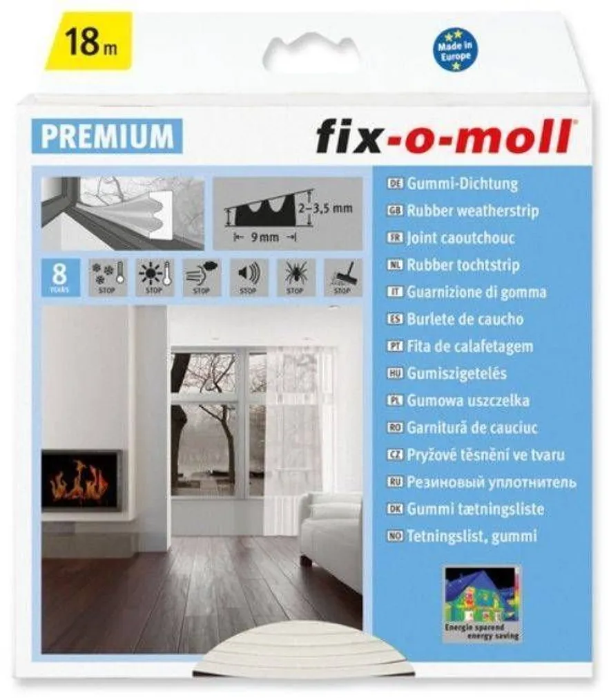 TIHEND E FIX-O-MOLL 4X9MM 18M VALGE