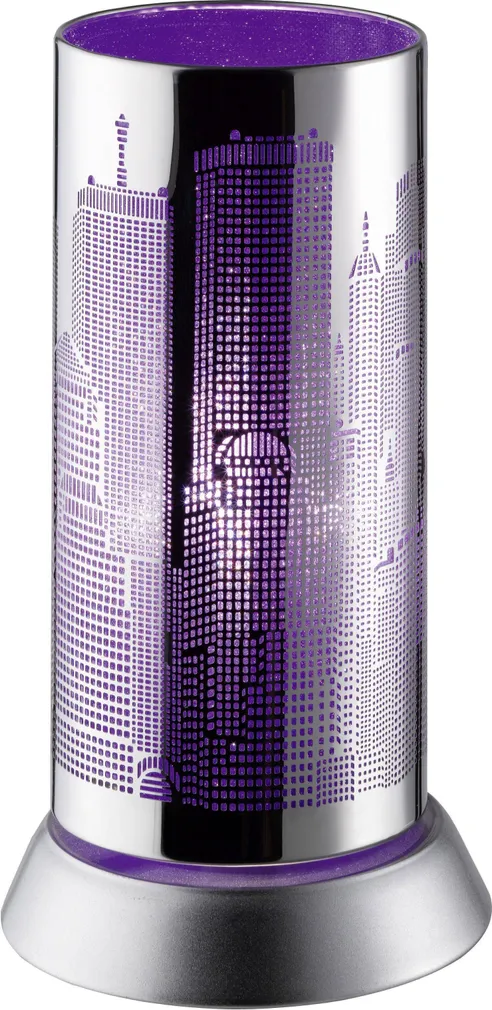 LAUALAMP REALITY CITY 1X30W E14 LILLA