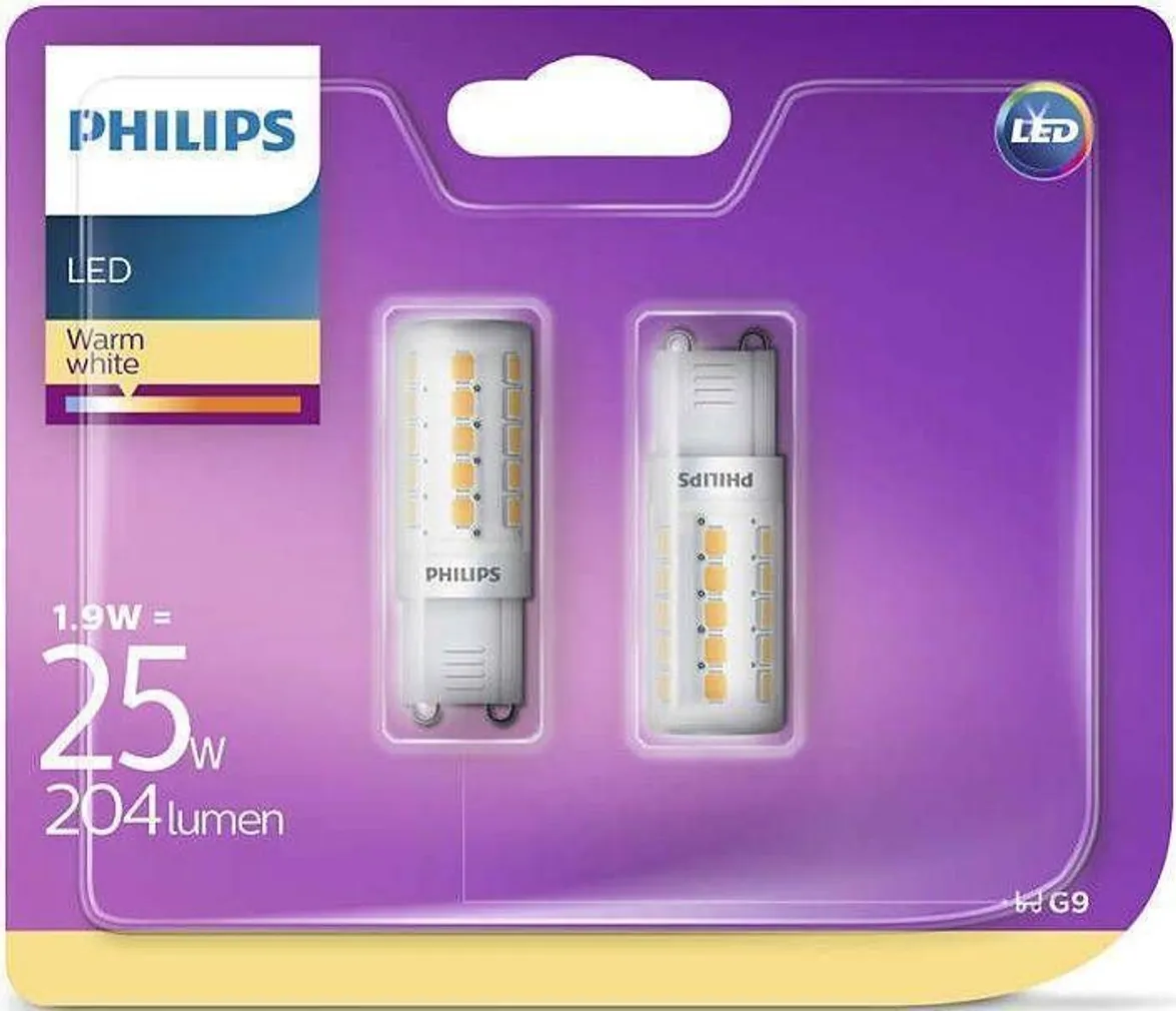 LEDLAMP 2,5 - 25 W G9 WW 230V PHILIPS