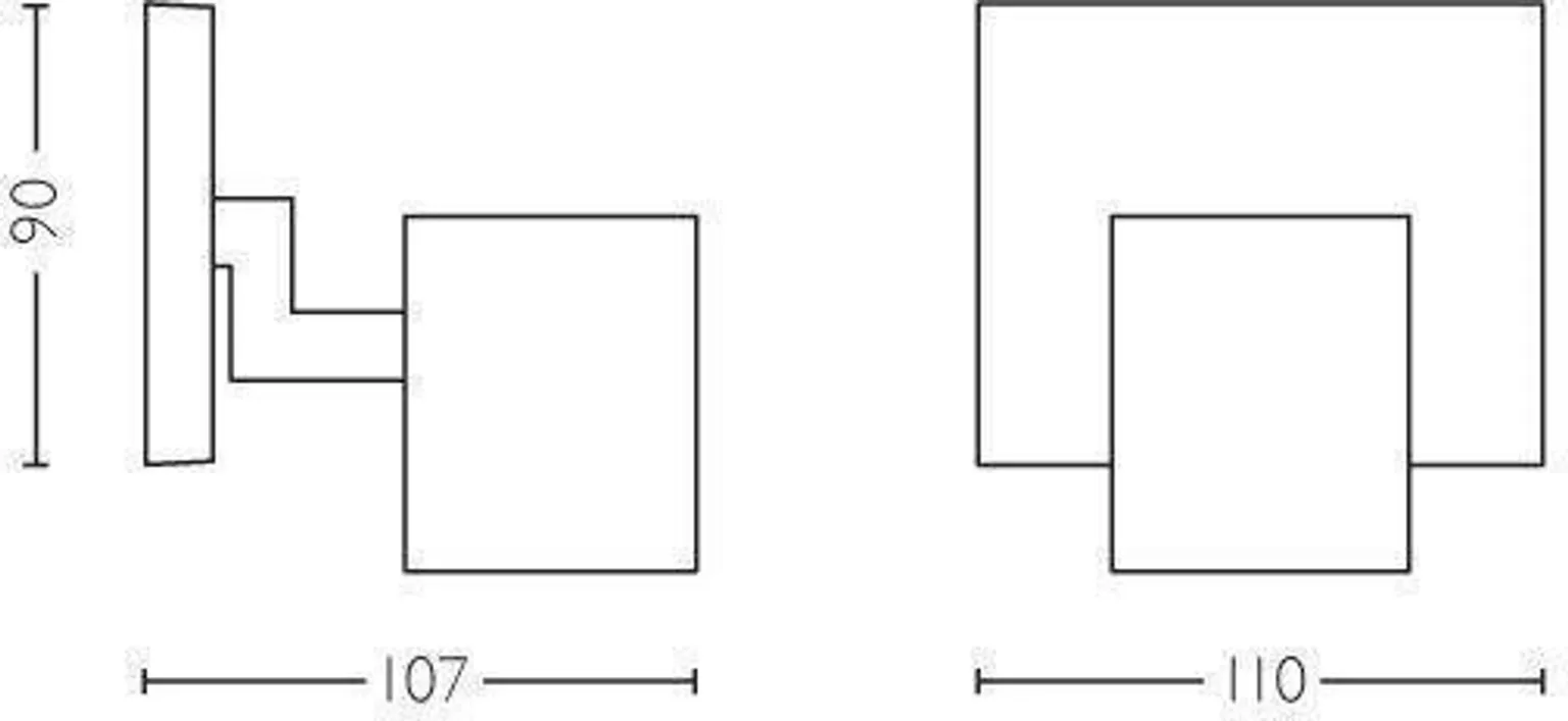 KOHTVALGUSTI PHILIPS 5,5W LED RUNNER VALGE HUE TIMMERIGA