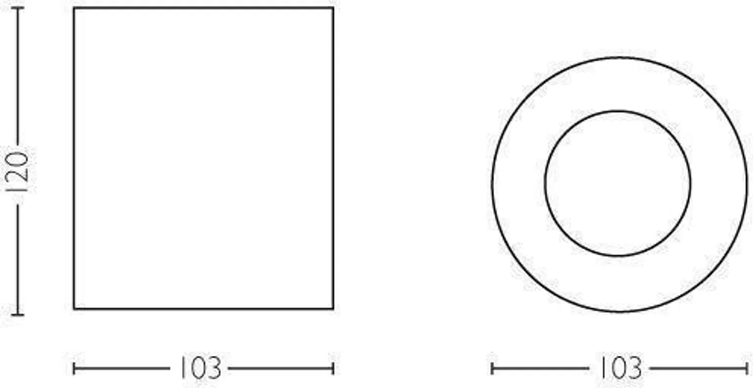 KOHTVALGUSTI PHILIPS 5,5W LED PILLAR MUST HUE TIMMERIGA