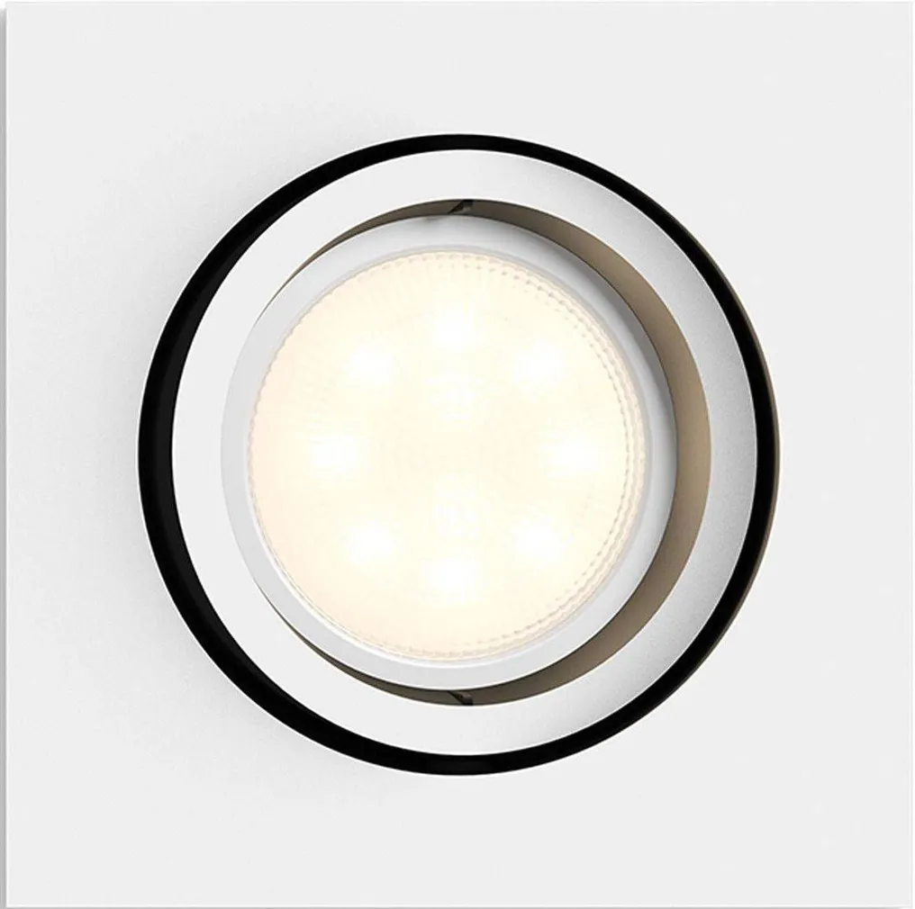 RIPPLAEVALGUSTI MILLISKIN 5,5W LED 250LM PULT HUE VALGE