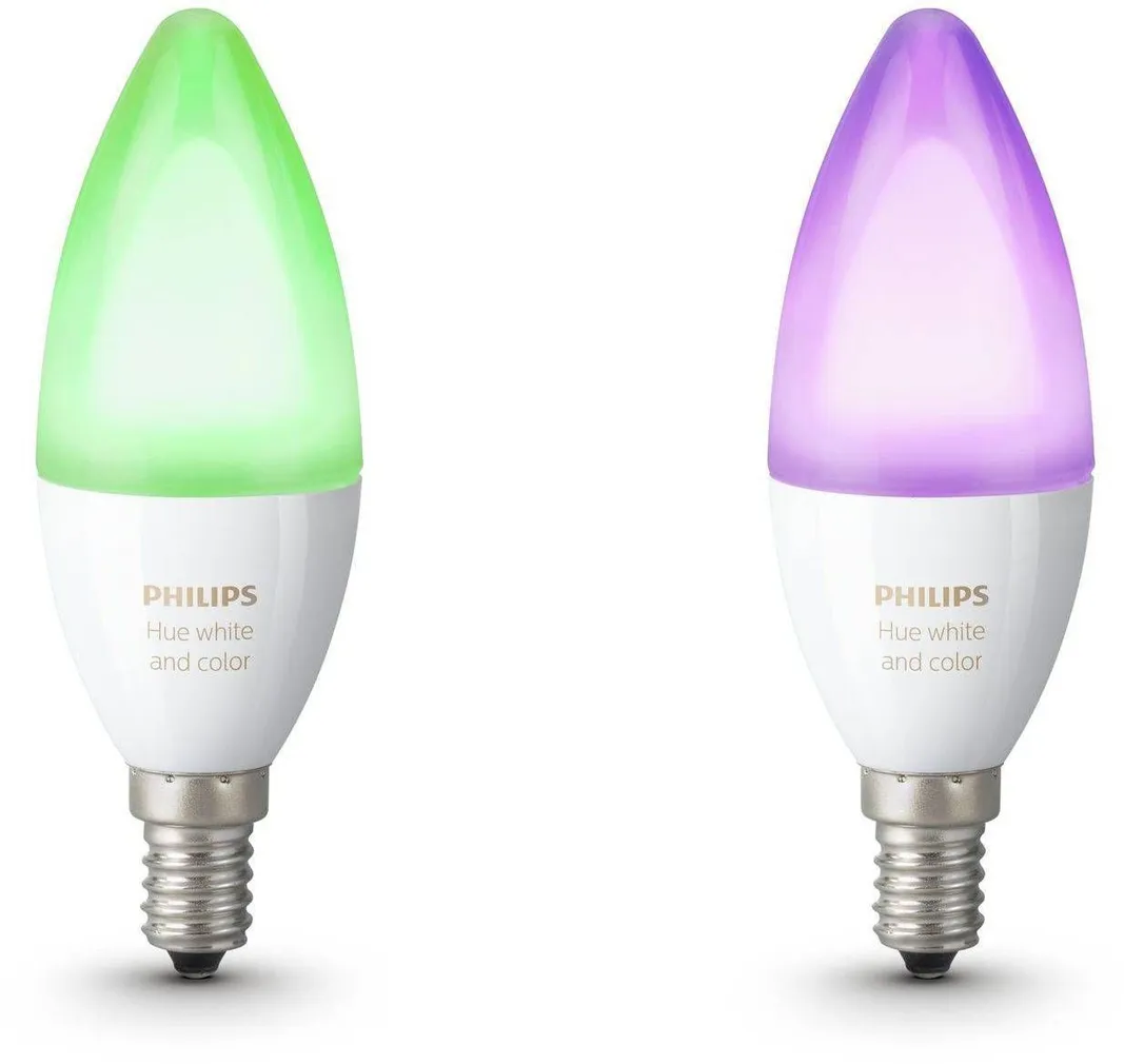 LED LAMP PHILIPS HUE WHITE/COLOR AMBIANCE 6W E14 B39 KOMPLEKTIS 2TK 