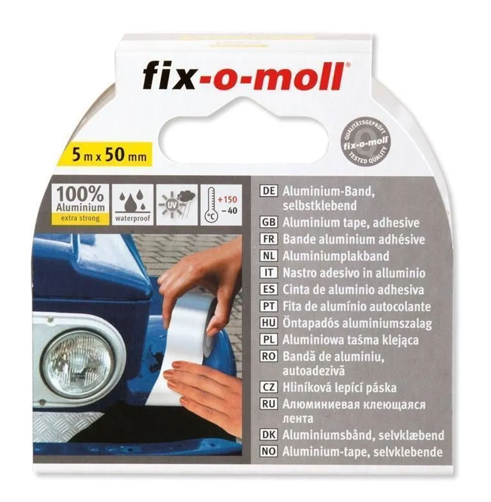 ALUMIINIUMTEIP FIX-O-MOLL EKSTRA PAKS 50MMX5M
