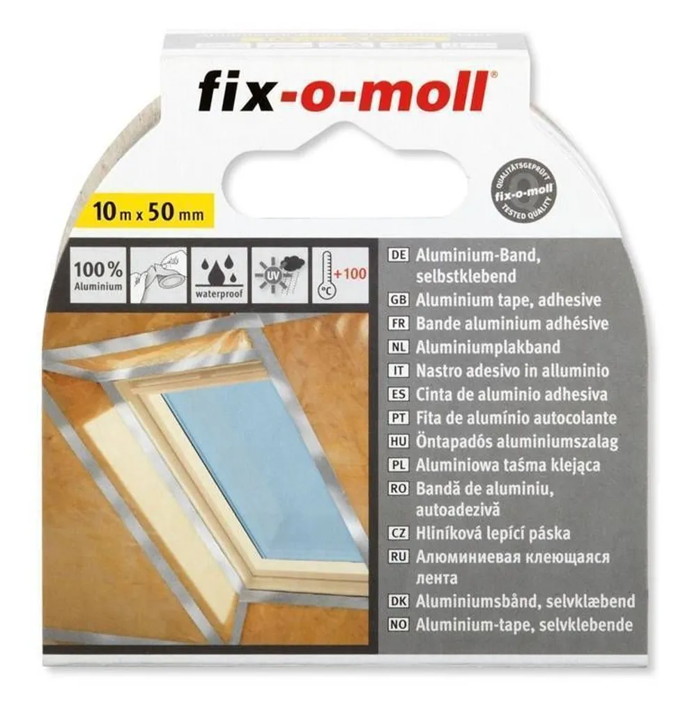 ALUMIINIUMTEIP FIX-O-MOLL 50MMX10M