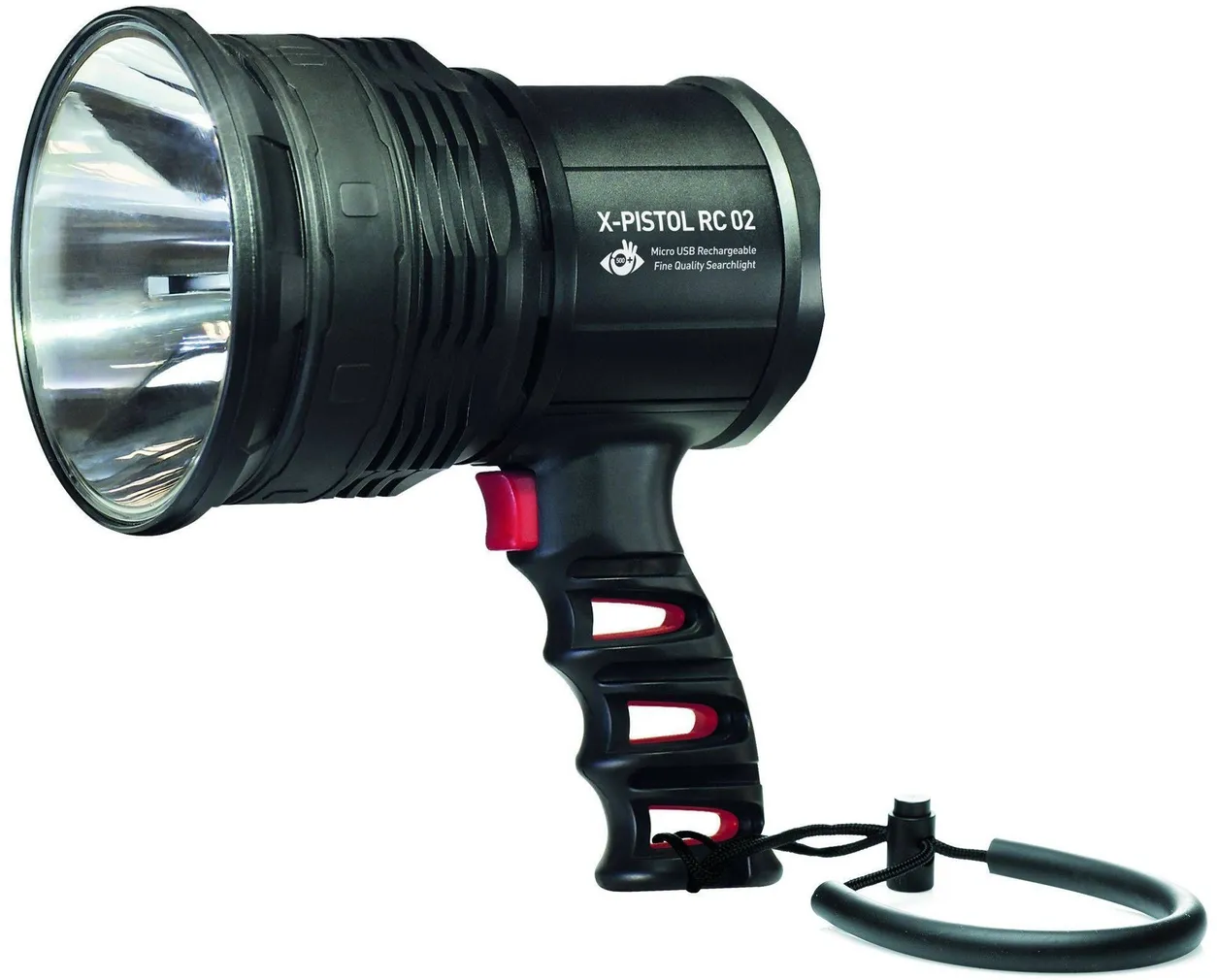 KANDELAMP MACTRONIC FOOKUS 10W LED X-PISTOL RC 02 1 600LM 2800MAH