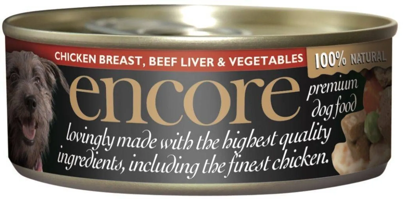 LEMMIKLOOMA KOERAKONSERV ENCORE KANA JA VEISELIHAGA 156G/PK