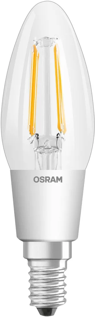 LED LAMP OSRAM LED RETROFIT CLASSIC 4,5W E14 B35 2700K 470LM DIMMERDATAV