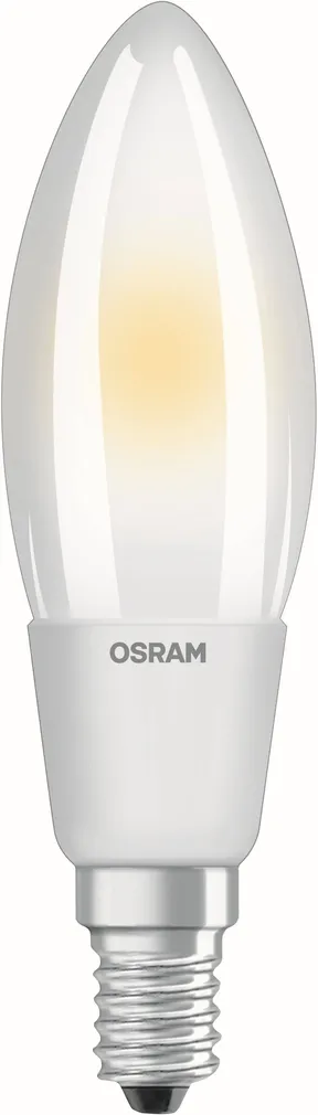 LED LAMP OSRAM LED RETROFIT CLASSIC 4,5W E14 B35 2700K 470LM DIMMERDATAV MATT