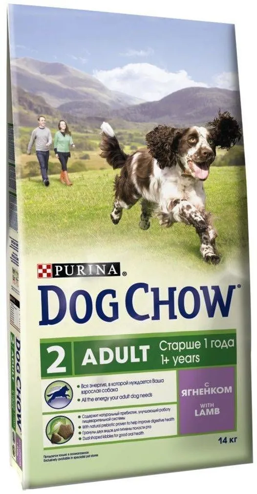 LEMMIKLOOMA KUIVTOIT TÄISKASVANUD KOERALE PURINA LAMMAS&RIIS 14KG