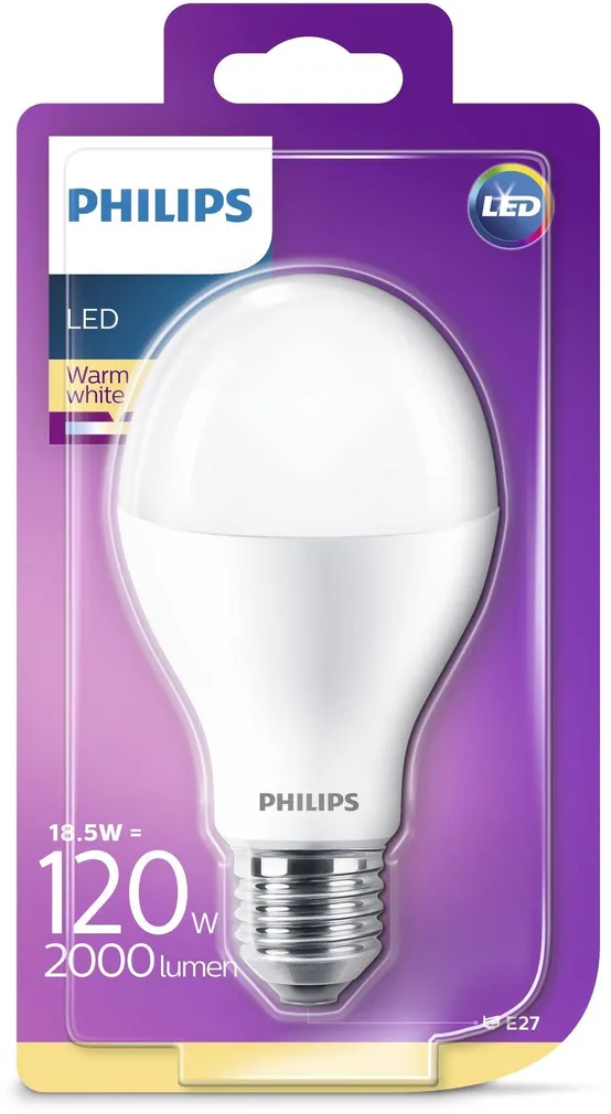 LED LAMP PHILIPS 18,5 - 120W E27 A67 WW 230V FR