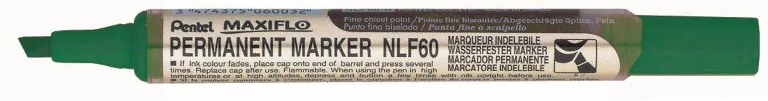 MARKER MAXIFLO NLF60 PENTEL ROHELINE, LÕIGATUD OTS 2,0/4,5MM PENTEL