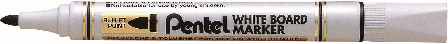 MARKER VALGETAHVLILEMW85 PENTEL MUST 4,2MM PENTEL
