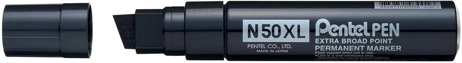 MARKER JUMBO N50XL PENTEL MUST 10MM/13,5MM PENTEL /6