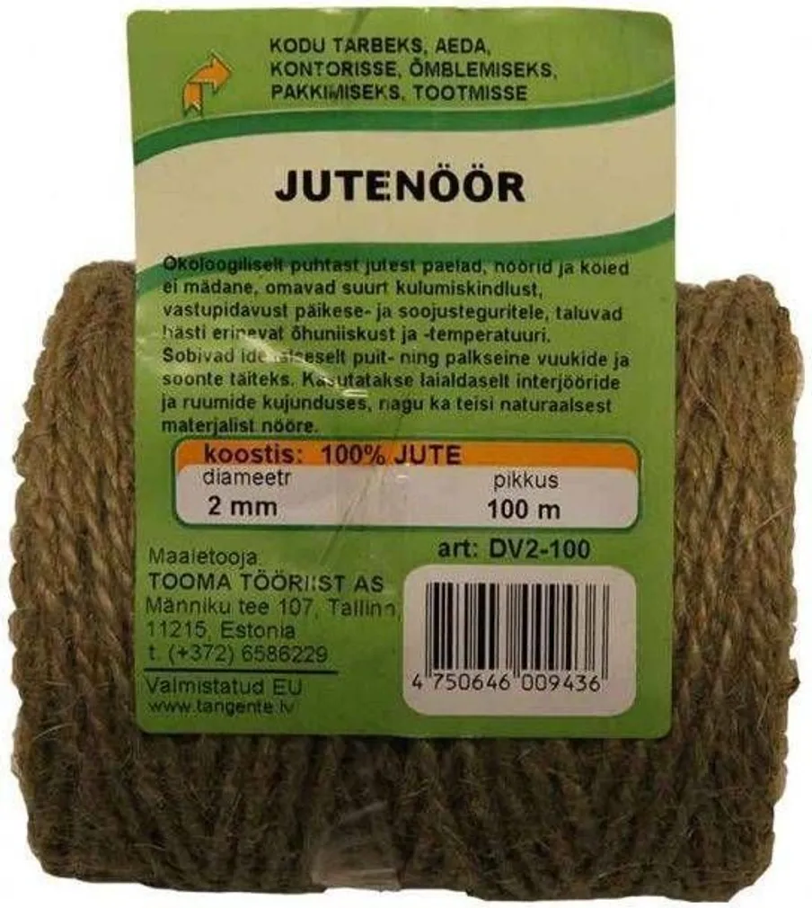 JUTENÖÖR 2,7MM/100M RULLIS