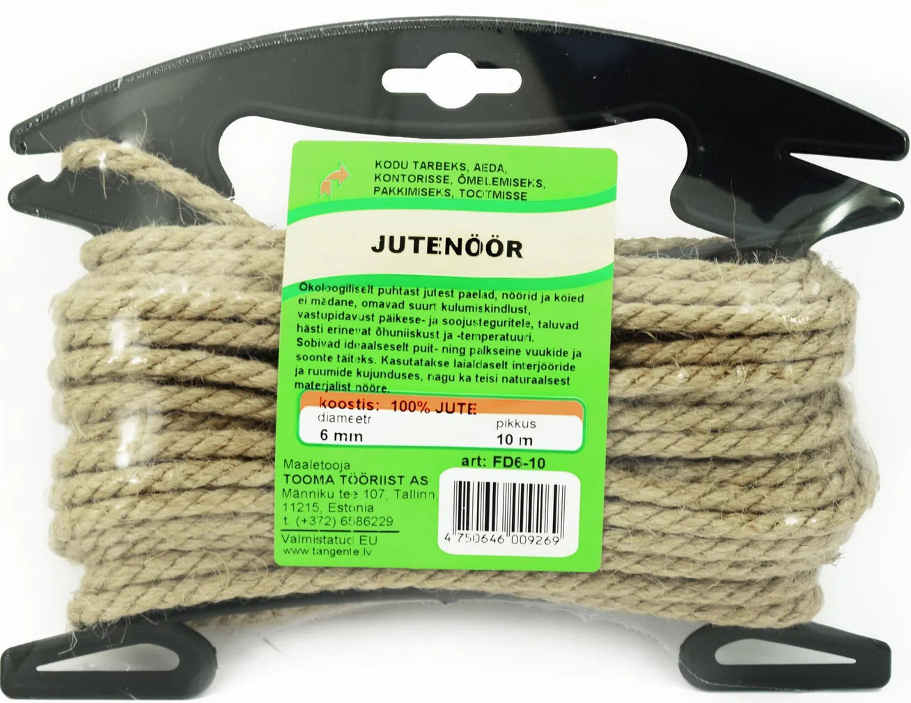 JUTENÖÖR 6MM/10M RAAMIL