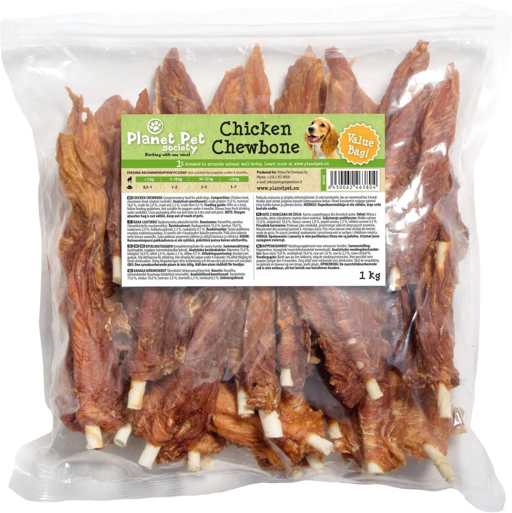 LEMMIKLOOMA MAIUS KOERALE PLANET PET SOCIETY NÄRIMISKONT KANAGA 1KG