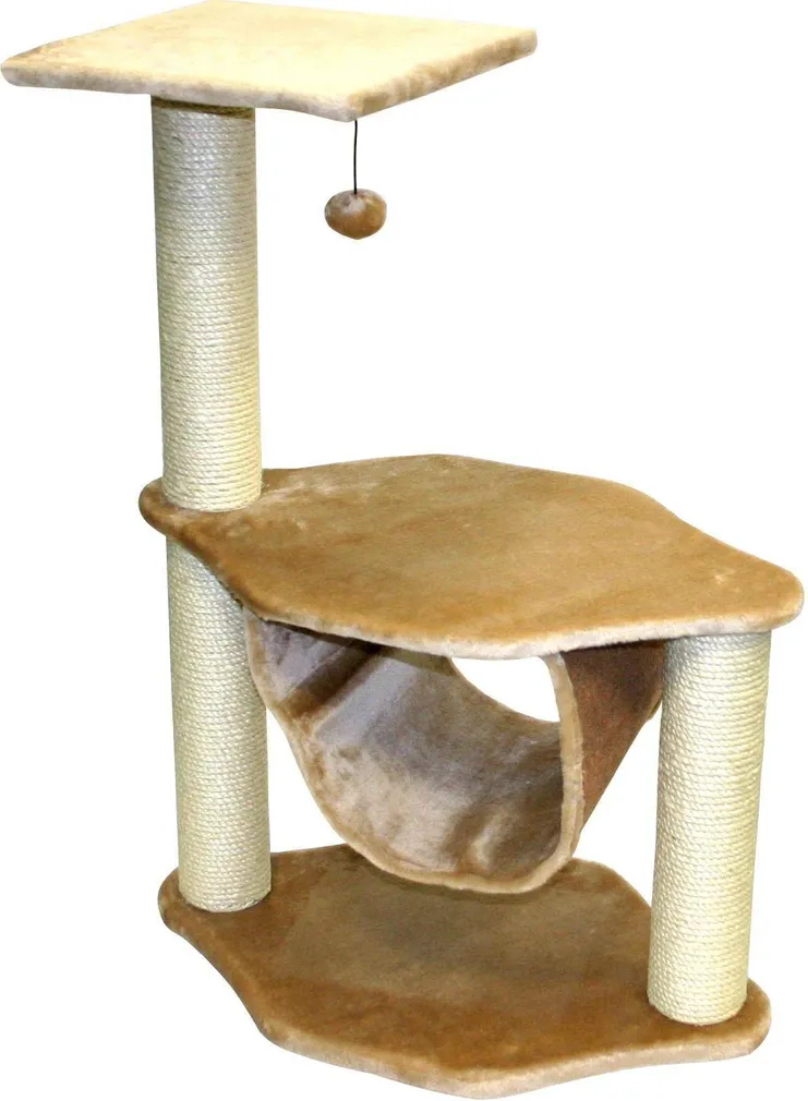 LEMMIKLOOMA KRAAPIMISPOST KAIRO DUVO+ 62X37X86CM BEEZ