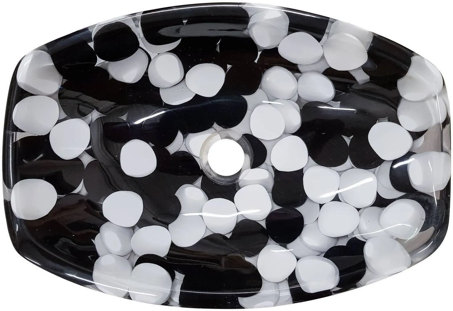 VALAMU GL 40 46X32X11CM KUNSTLIK VAIK VALGE-MUST