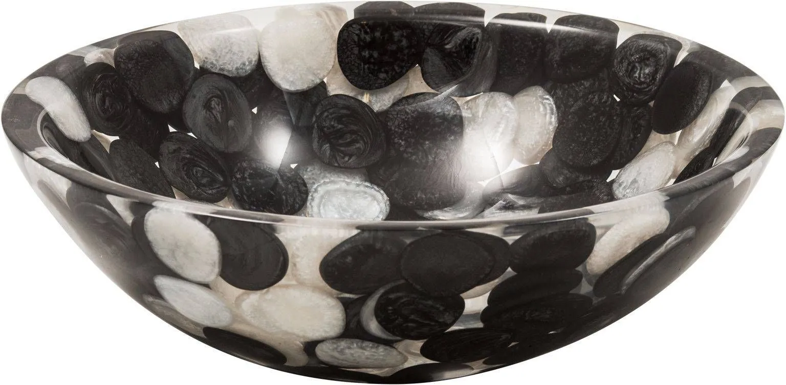 VALAMU GL 122 39X39X12CM KUNSTLIK VAIK VALGE-MUST