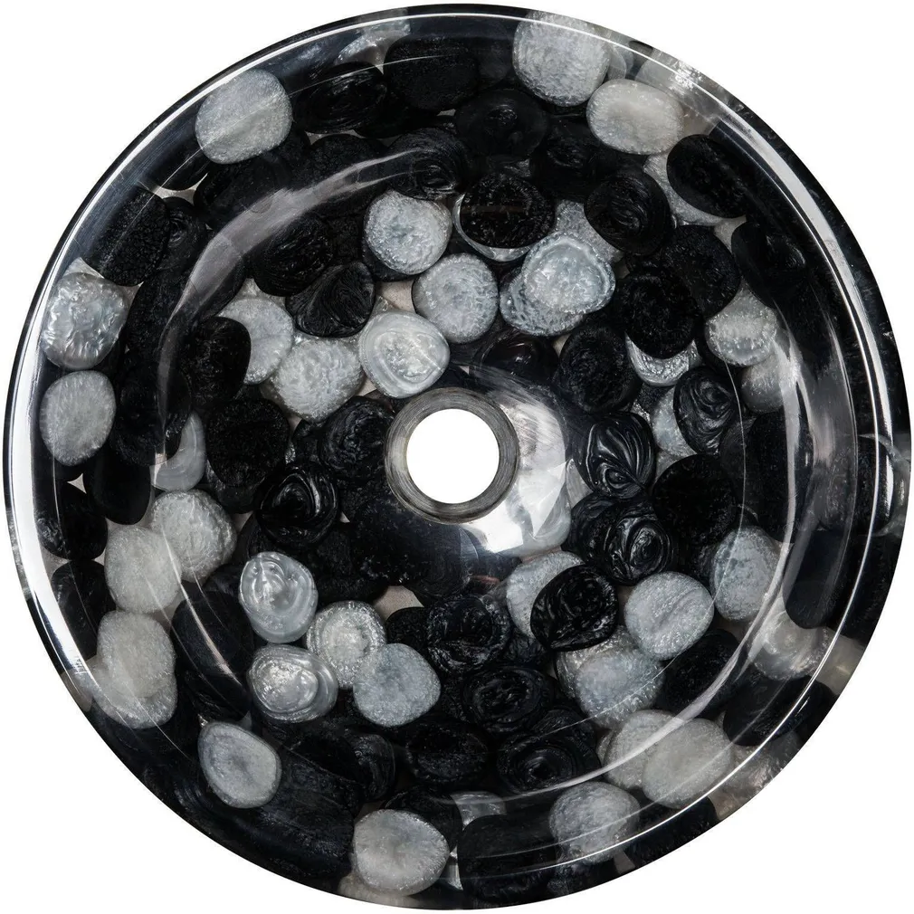 VALAMU GL 122 39X39X12CM KUNSTLIK VAIK VALGE-MUST