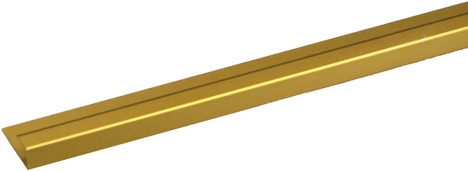 KATTELIIST ARCANSAS 6X40X1000MM KULDNE ANODEERITUD ALUMIINIUM