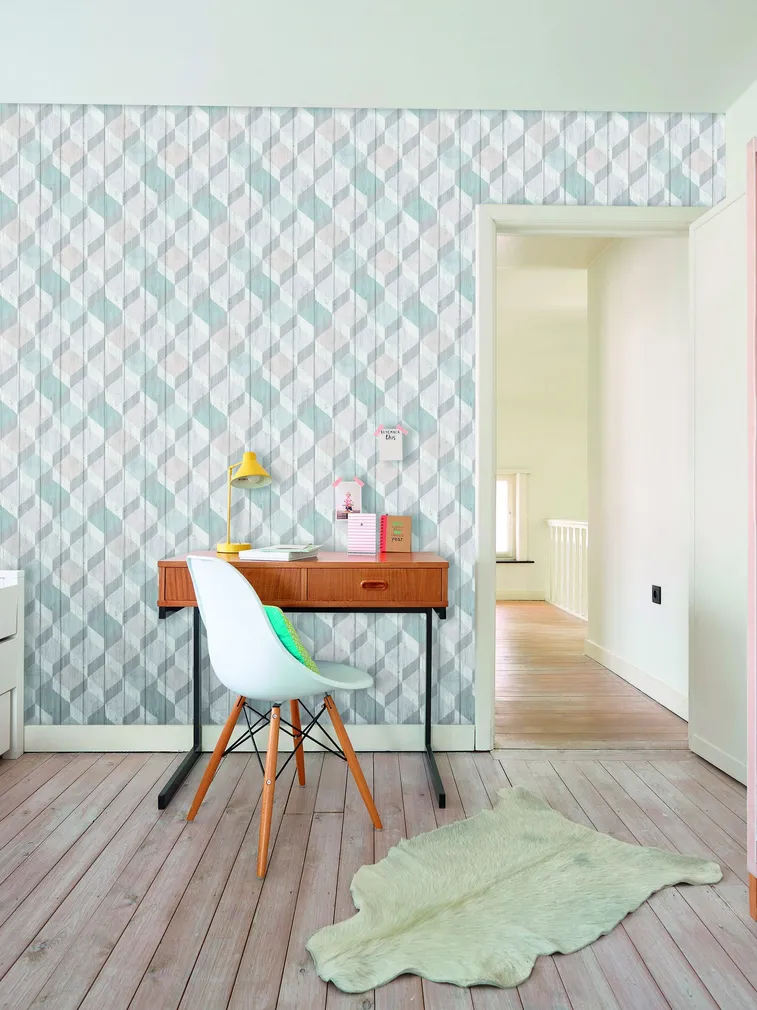 TAPEET GRANDECO LIFE INSPIRATION WALL IW2004 0,53X10,05M LAUDIS SININE/ROOSA