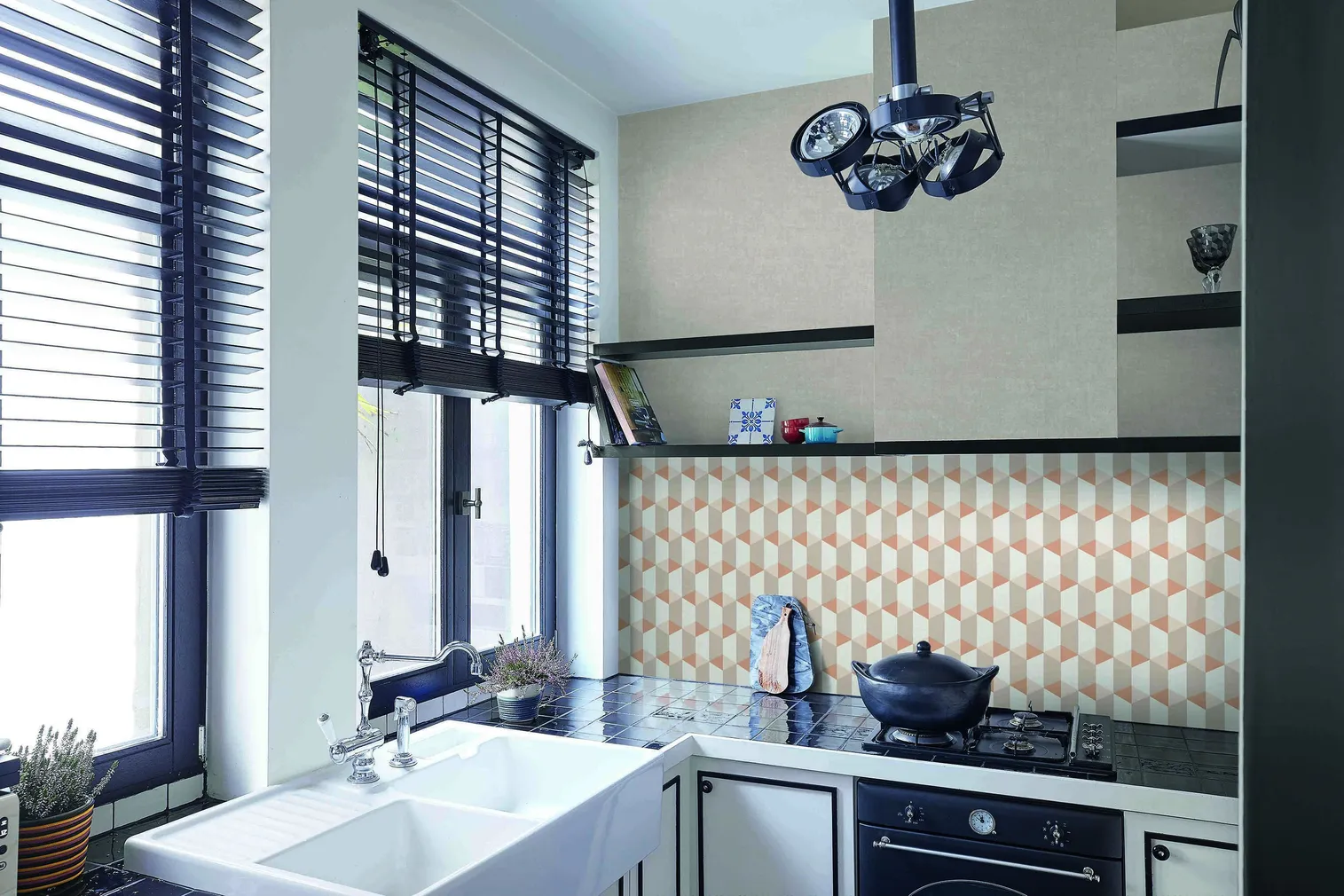 TAPEET INSPIRATION WALL IW3504 0,53X10,05M SÜMMEETRIA ORANŽ