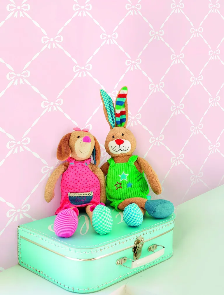 TAPEET JACK 'N ROSE JUNIOR JR3202 0,53X10,05M LIPSUD/ROOSA TAUST