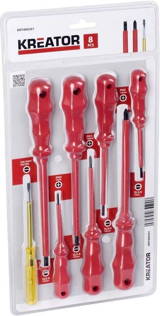 8-OSALINE KREATOR KRUVIKEERAJATE KOMPLEKT ISOLEERITUD