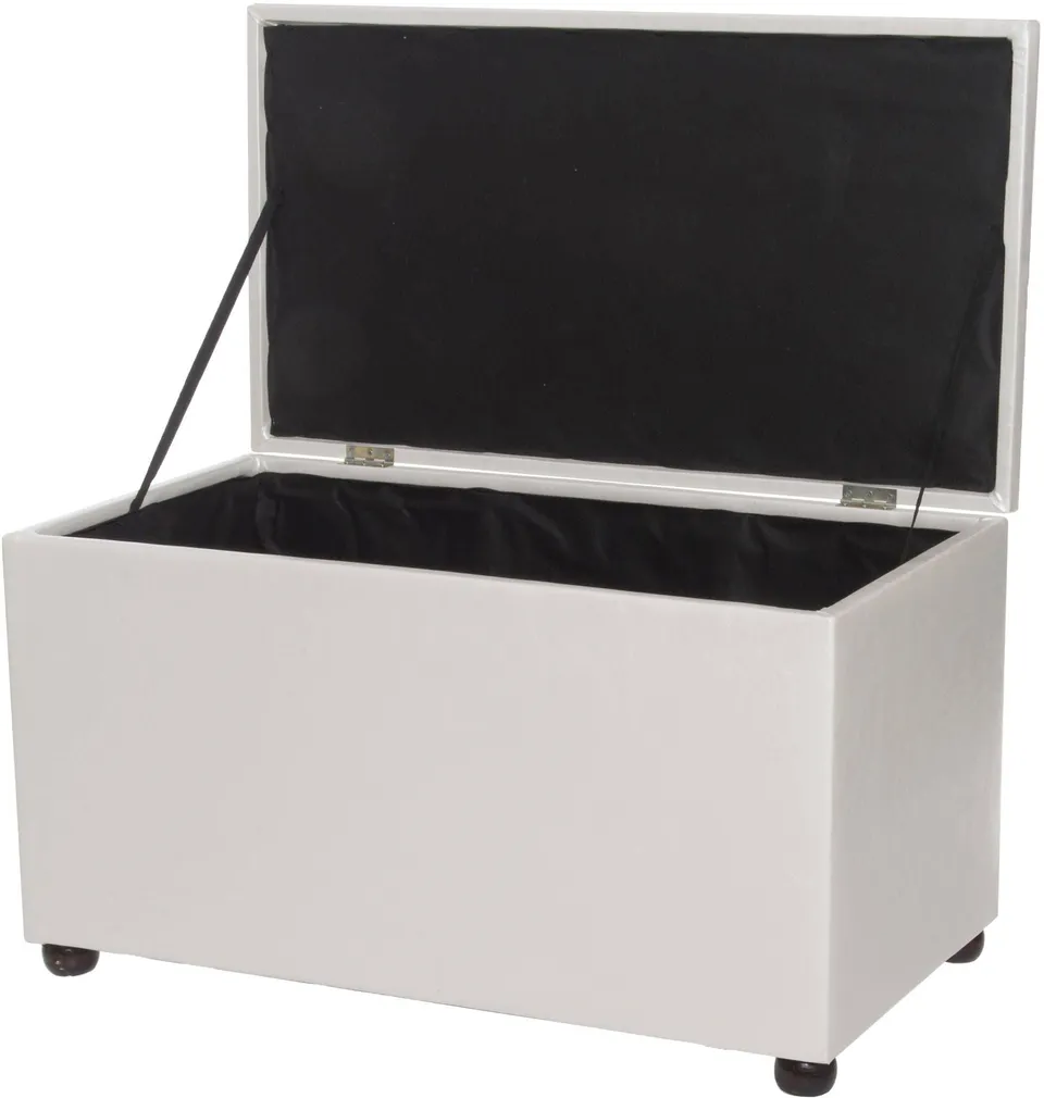 TUMBA 4LCOLLECTION 90X50X51CM VALGE