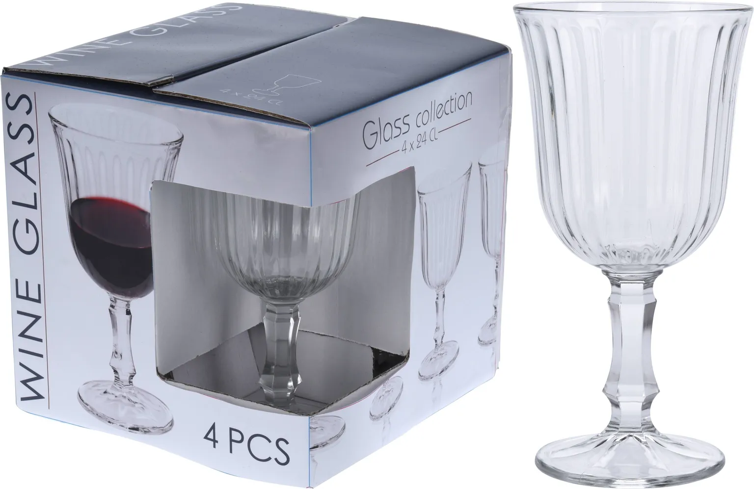 VEINIKLAASID 240ML 4TK PAKIS