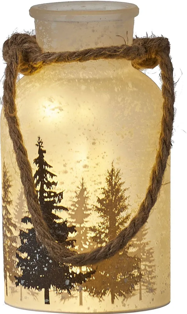 LATERN HOUSE OF SEASONS PUUDEGA 10LED Ø10X20CM PATAREI TOITEL