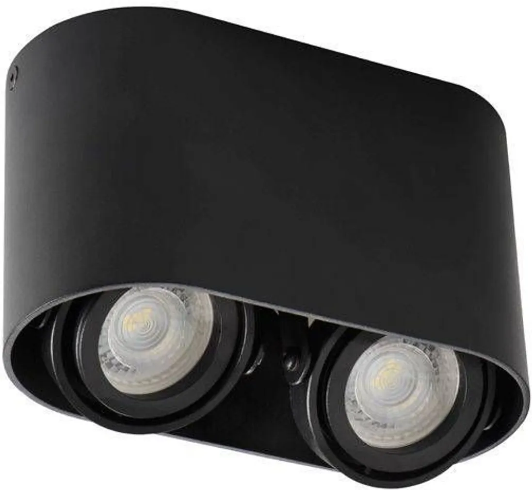 KOHTVALGUSTI TOLEO 2X25W IP20 MUST ÜMAR