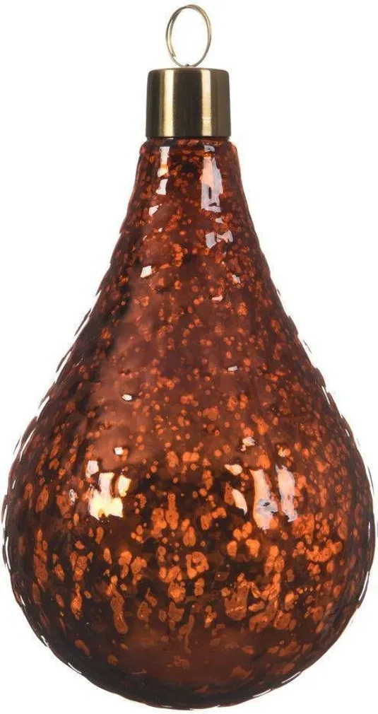 TILGAKUJULINE JÕULUKUUL 14,5X14,5X28CM PUNAKASPRUUN