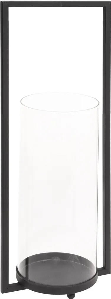 KÜÜNLAHOIDJA 16X10,5X43CM METALL/KLAAS MUST