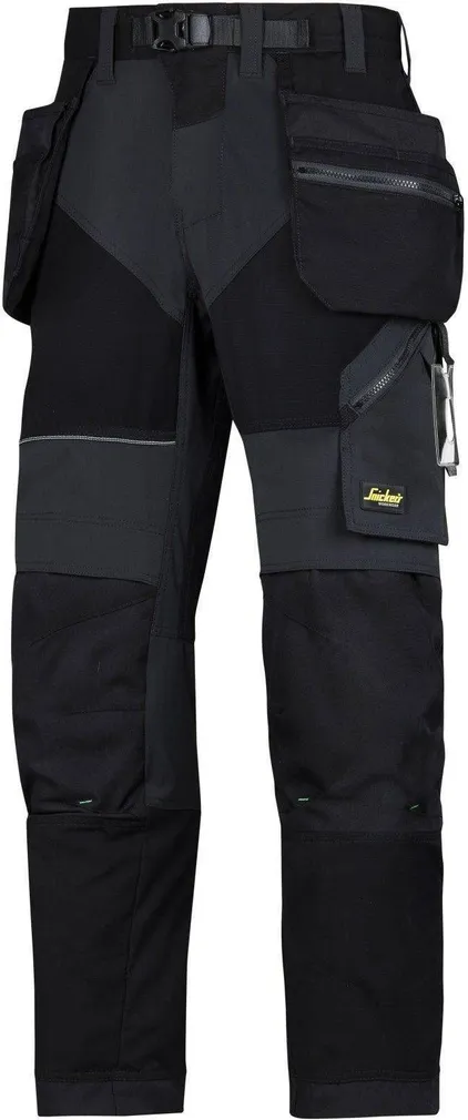 TÖÖPÜKSID SNICKERS FLEXIWORK RIPPTASKUTEGA MUST S. 56