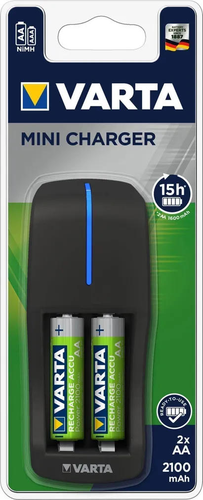 AKULAADIJA VARTA MINI + 2XAA 2100MAH 