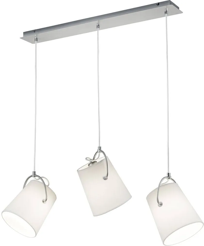 LAELAMP TRIO MERAN 3XE27 60W MATT NIKKEL/VALGE