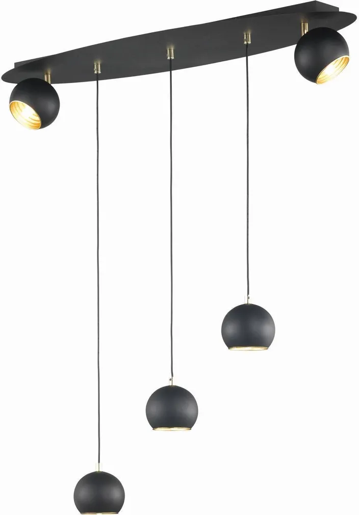 LAELAMP TRIO DAKOTA 5XG9 28W MATT MUST/KULD