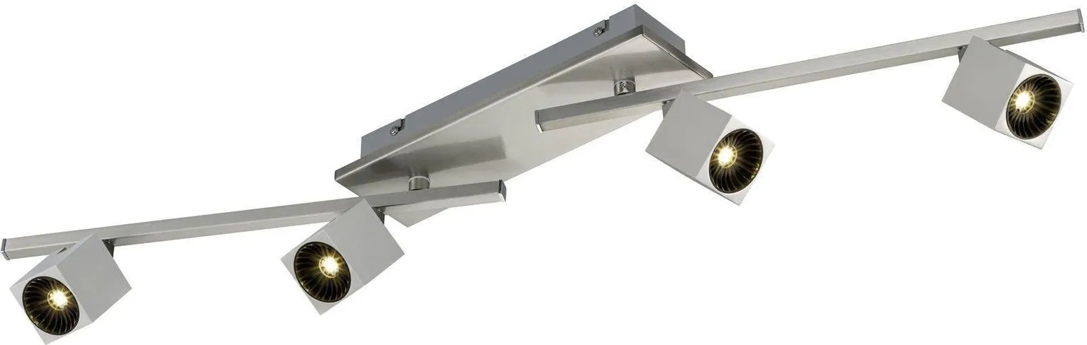 KOHTVALGUSTI TRIO CUBA 4X4+8W 430+640LM 3000K MATT NIKKEL