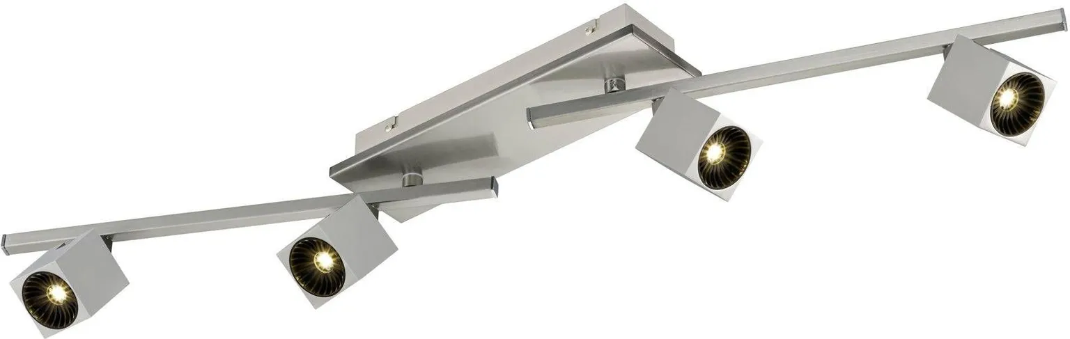 KOHTVALGUSTI TRIO CUBA 4X4+8W 430+640LM 3000K MATT NIKKEL