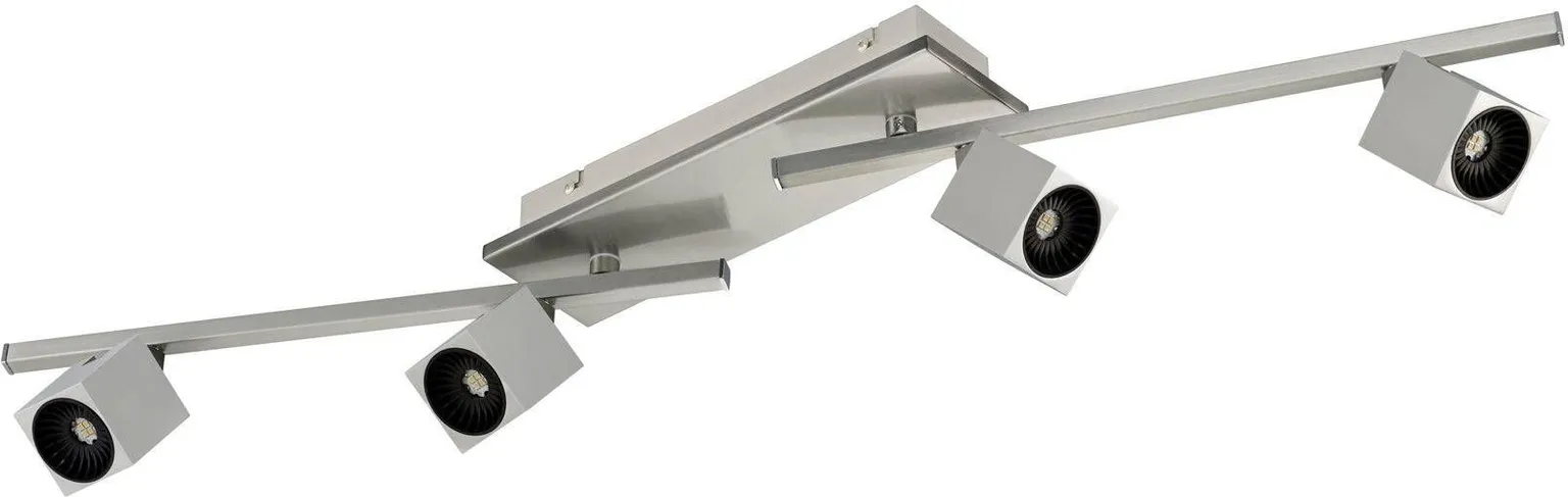 KOHTVALGUSTI TRIO CUBA 4X4+8W 430+640LM 3000K MATT NIKKEL