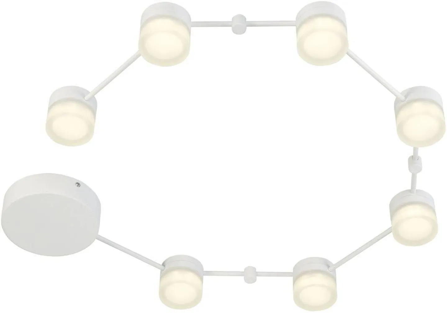 LAELAMP TRIO NASHVILLE 7X3,5W 250LM 3000K MATT VALGE